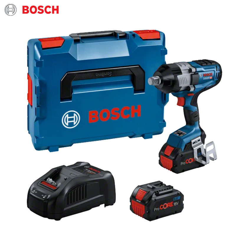 BOULONNEUSE A CHOC CHARG 18.0V 3/4" BRUSHLESS GDS 18V-1600 HC1600NM 1 CHAR & 2 BATT 8.0AH BOSCH
