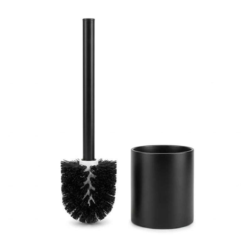 BROSSE DE TOILETTE ELEGANTE & HYGIENIQUE AVEC SOCLE NOIR G.Z