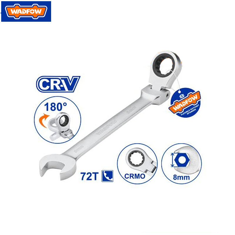CLE A MIXTE A CLIQUET ARTICULE 13MM WADFOW