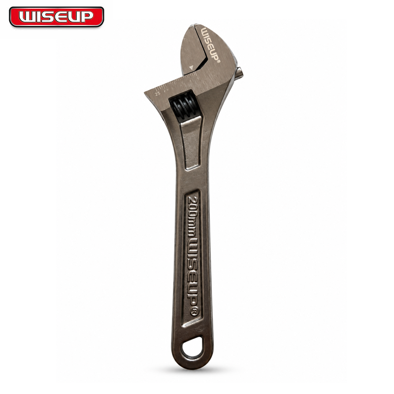 CLE A MOLETTE INDUSTRIEL CHROME 8"-200MM WISEUP