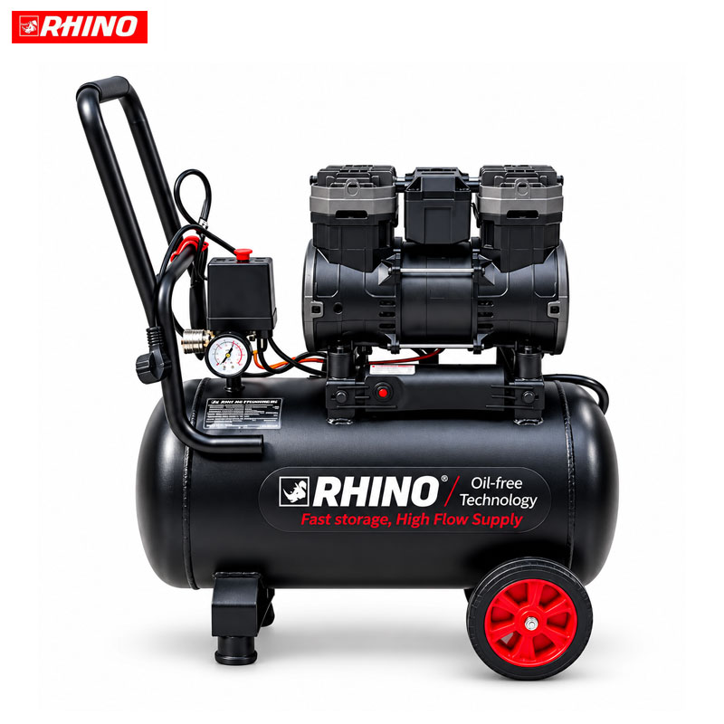 COMPRESSEUR SILENCIEUX SANS HUILE 24.0L 1390W 220V RHINO