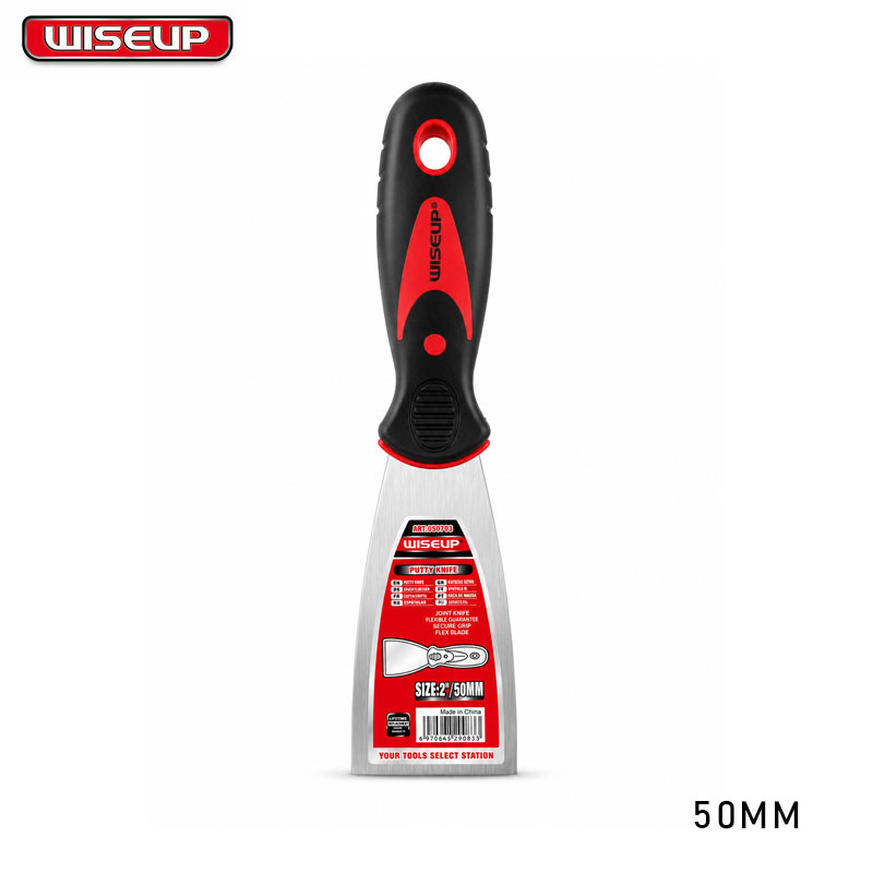 COUTEAU MASTIC CHROMEE MANCHE BIMATIERE 50MM WISEUP