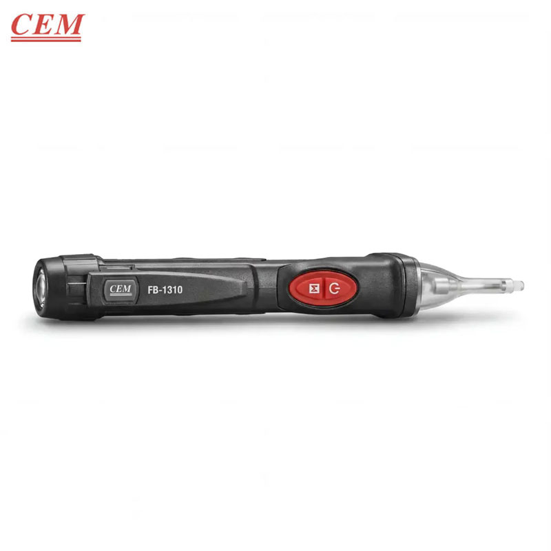 DETECTEUR DE TENSION 2EN1 FIBRE OPTIQUE ET AC VOLTAGE 50V-1000V-LED FB-1310 CEM