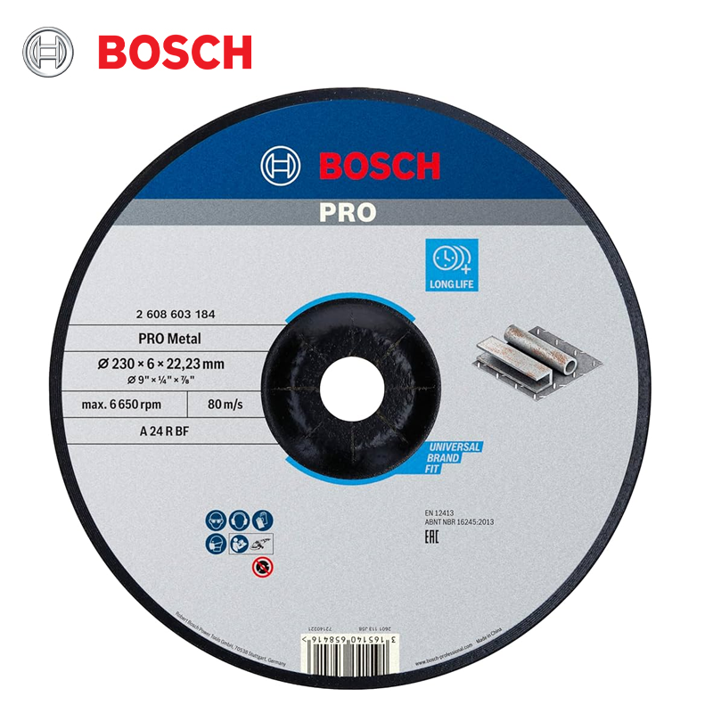 DISQUE A EBARBER STANDARD FOR METAL 230X6.0MM BOSCH
