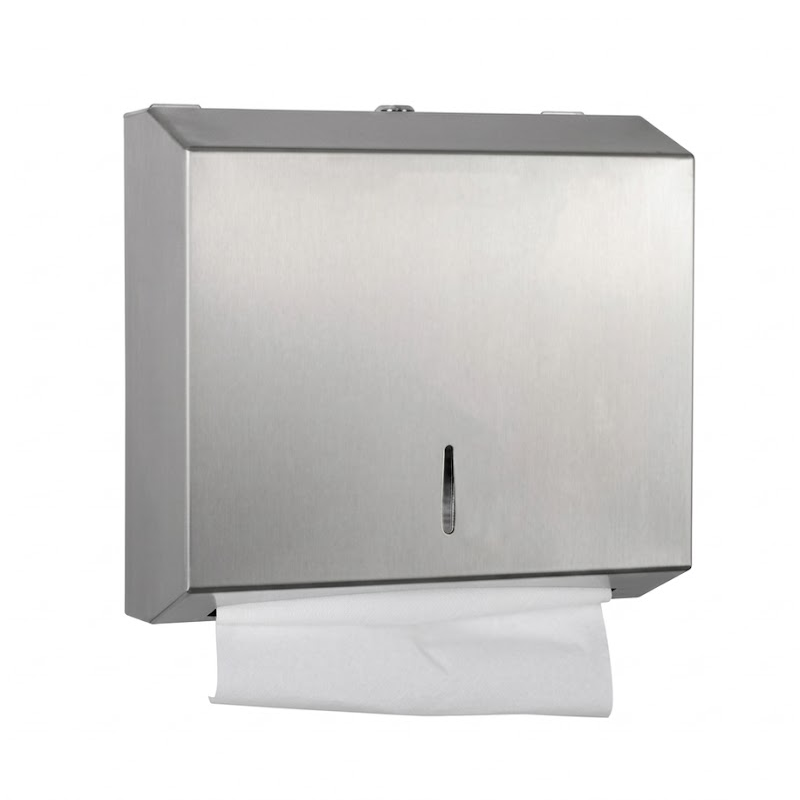 DISTRIBUTEUR PAPIER HYGIENIQUE CARRE EN INOX G.Z