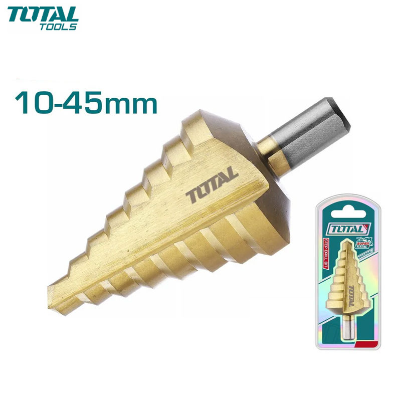 FORET ETAGE FORME CONIQUE 10-45 TITANIUM HSS TOTAL