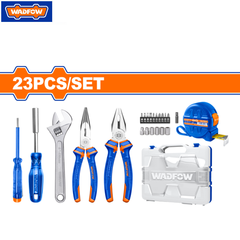 KIT D'OUTILS D'OUTILLAGE DE BRICOLAGE 23 PCS WADFOW