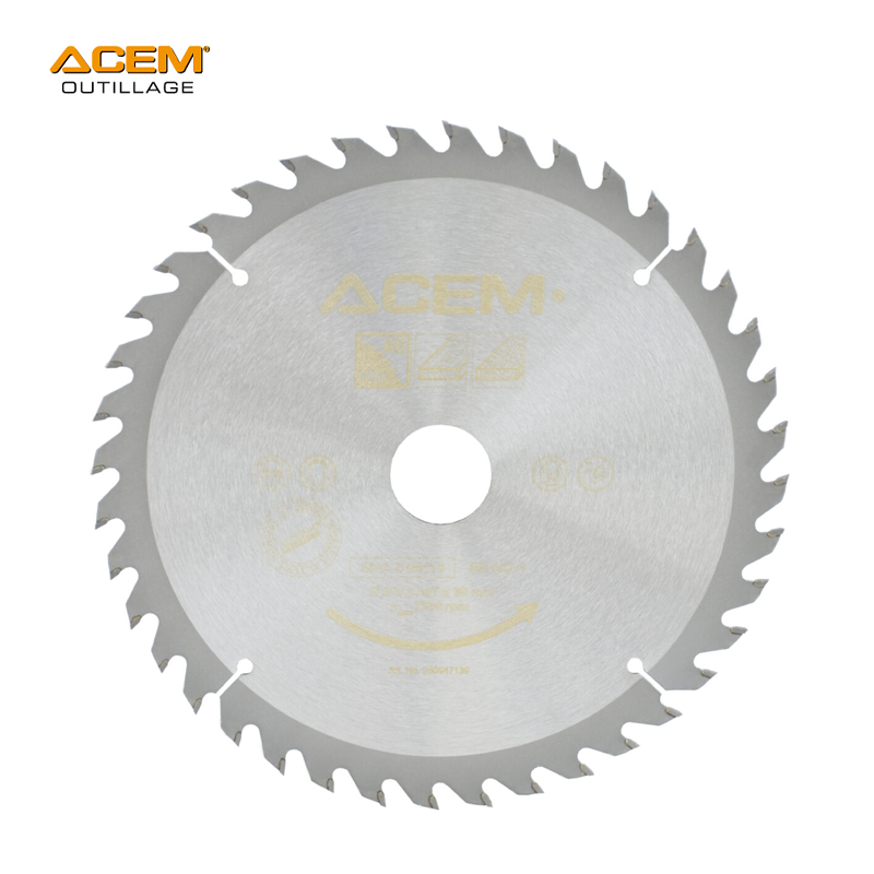 DISQUE CIRCULAIRE CARBURE POUR BOIS 190X30X25.4X22.23X20X16 T48 ACEM