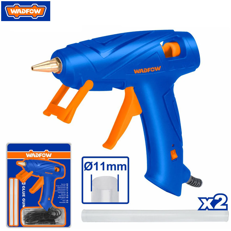 PISTOLET COLLE THERMIQUE 150W + 2 BATTON COLLE 11MM WADFOW