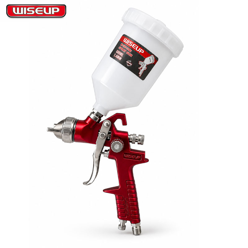 PISTOLET PEINT GOUDE RENVERSE 600ML 1.4MM H-827 WISEUP