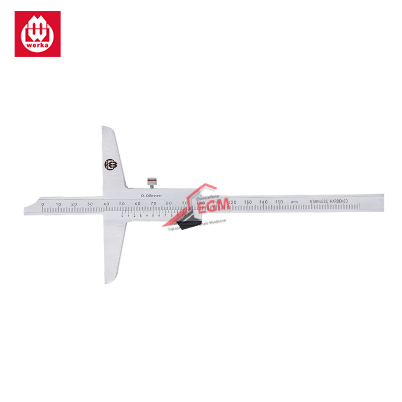 JAUGE DE PROFONDEUR 0-150MMX0.05MM / 100MM WERKA