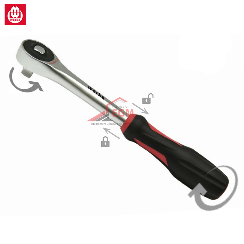 CLIQUET REVERSIBLE DOUBLE FONCTION 1/2 WERKA