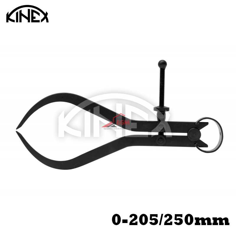 COMPAS MECANIQUE EXTERNE 0-205/250mm KINEX