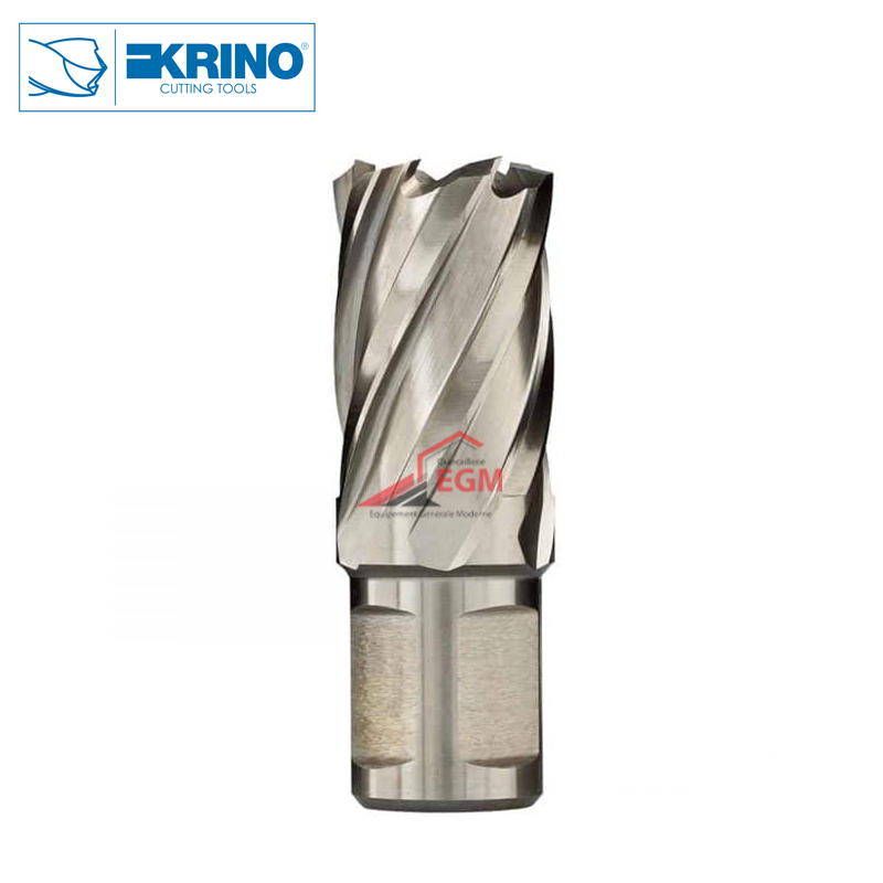 TREPANS ACIER HSS-COBALT 5 % , L 40 MM , S.C , KRINO