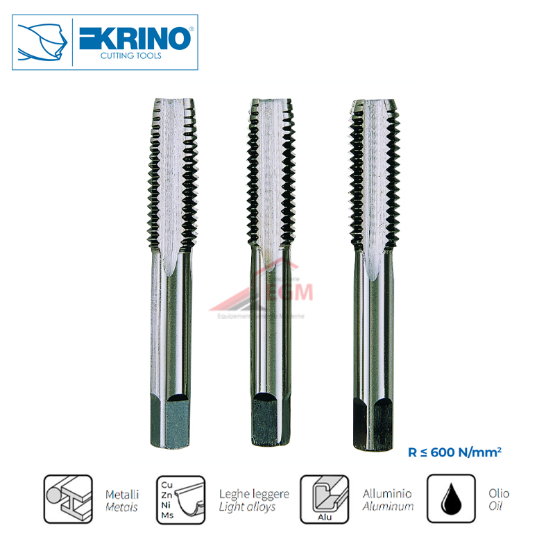 JEU DE 3 TARAUDS ANSI B1.1 UNC C.V KRINO