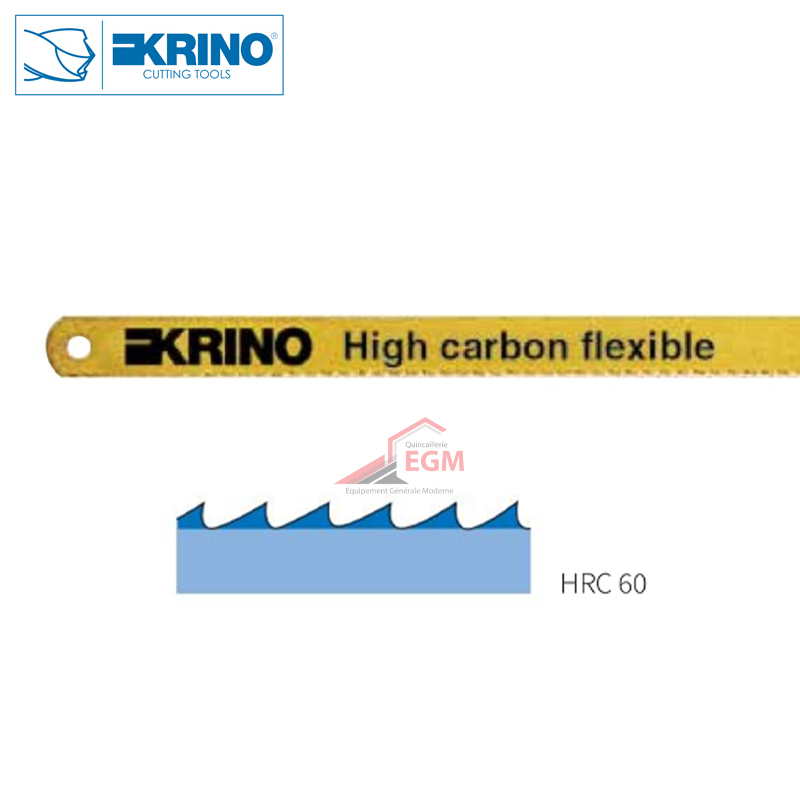 LAME SCIE METEAUX HIGH CARBON FLEXIBLE KRINO