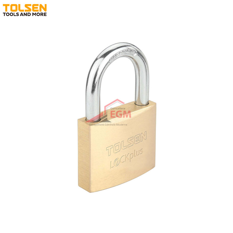 CADNAS BLOCUS EN LAITON A 3 CLE 60MM TOLSEN