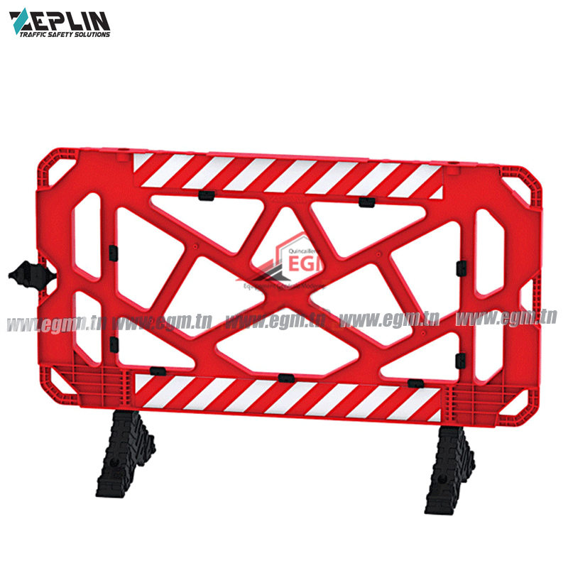 BARRIERE DE SECURITE EN PPC-PVC 100X150X50CM ZEPLIN