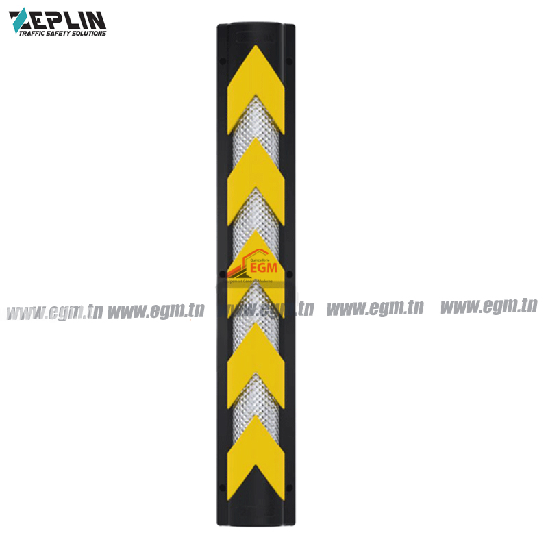 PROTECTEUR D'ANGLE REFLECHISSANT JAUNE/NOIR ZEPLIN