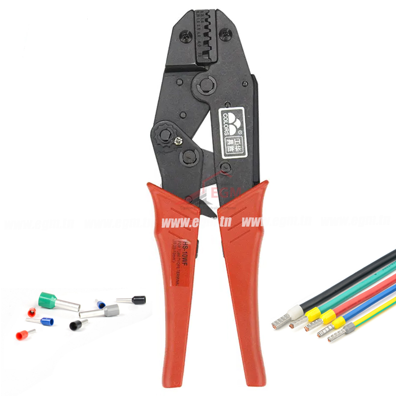 PINCE A SERTIR EMBOUT 0.25-10MM HS-10WF