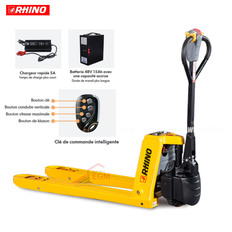 TRANSPALETTE ELECTRIQUE 2.0T RHINO