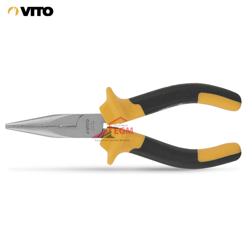 PINCE BEC 1/2 ROND DROITE 200MM CR-V VITO