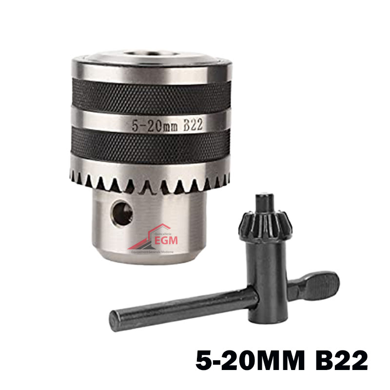 MANDRIN PERCEUSE A CLE CONY 5-20MM B22