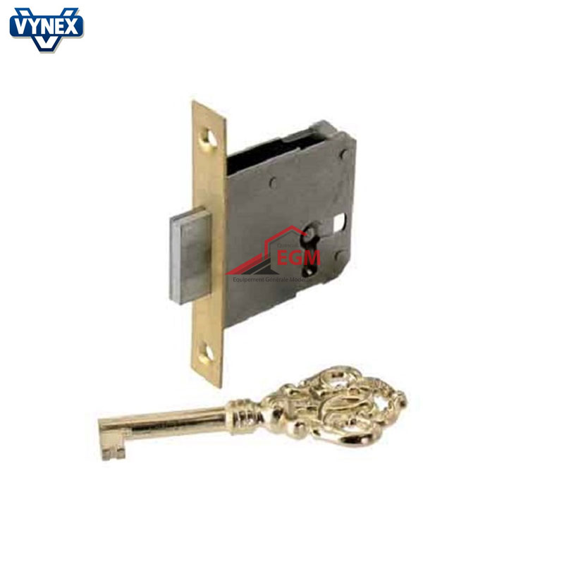 SERRURE DE MEUBLE 30MM UNIVERSELLE EN ACIER LAITONNE VYNEX