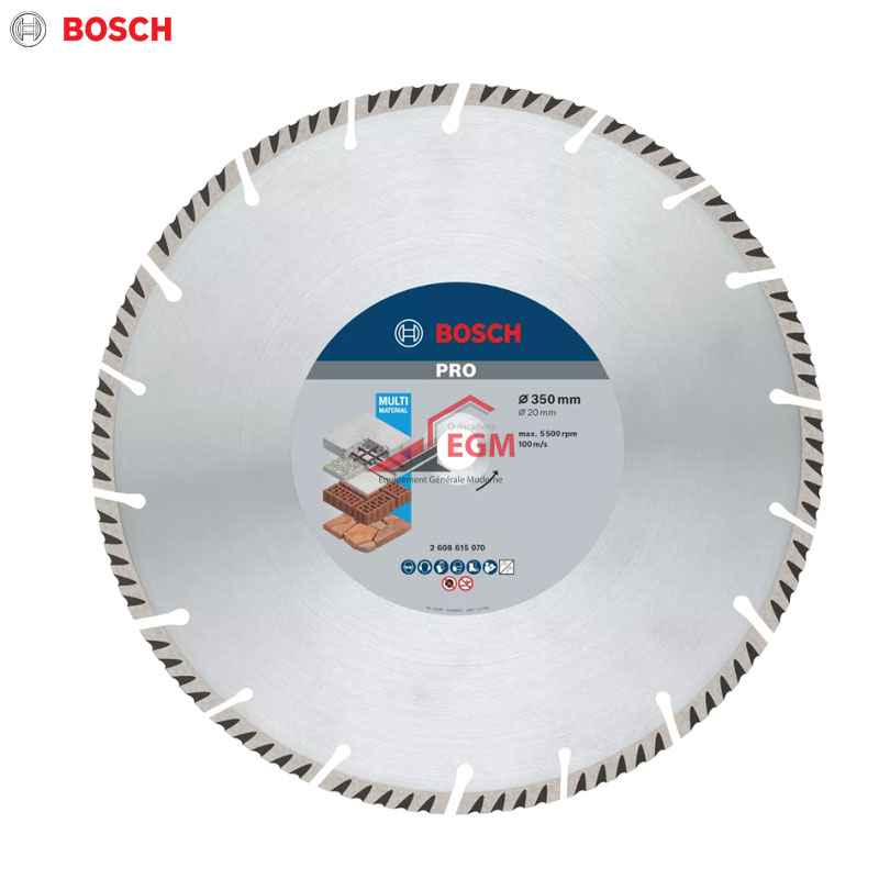 DISQUE DIAM D 350X20X3.3 D PRO UNIVERSAL PROF BOSCH