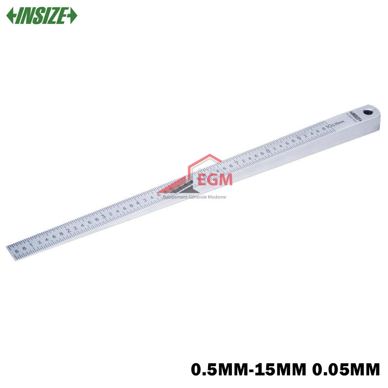 JAUGE DE TROUS CONIQUE EN ACIER INOXYDABLE 0.5MM-15MM 0.05MM INSIZE