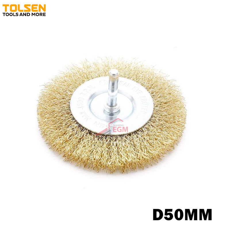 BROSSE A TIGE CIRCULAIRE D 50MM TOLSEN