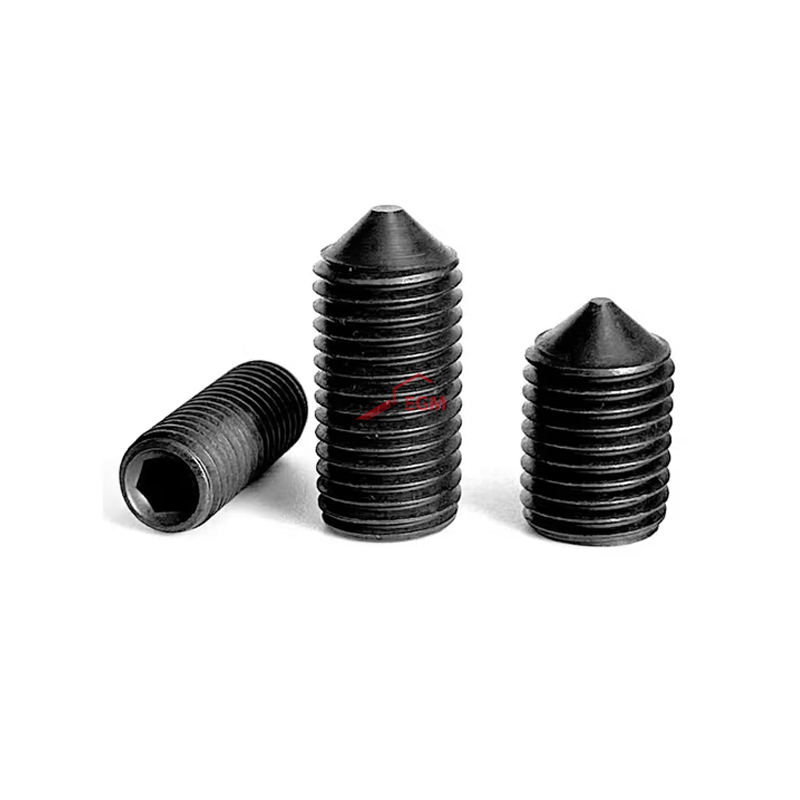 VIS SANS TETE EN ACIER NOIR 10.9 DIN 914 ( PACK DE 100 PCS )