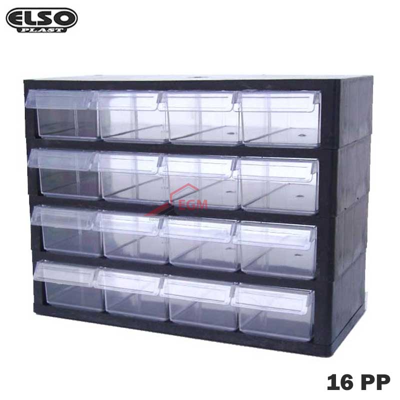 BLOC TIROIRE TR 16 PP PLAST ELSO