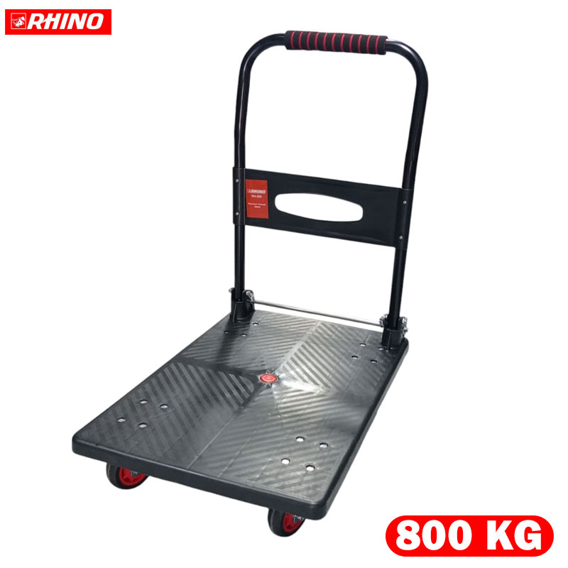 CHARIOT A 4 ROUE PLIABLE 1100X650 MM 800KG RHINO