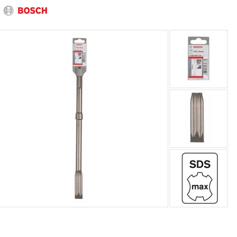 BURIN PLAT SDS MAX 25X400MM - BOSCH