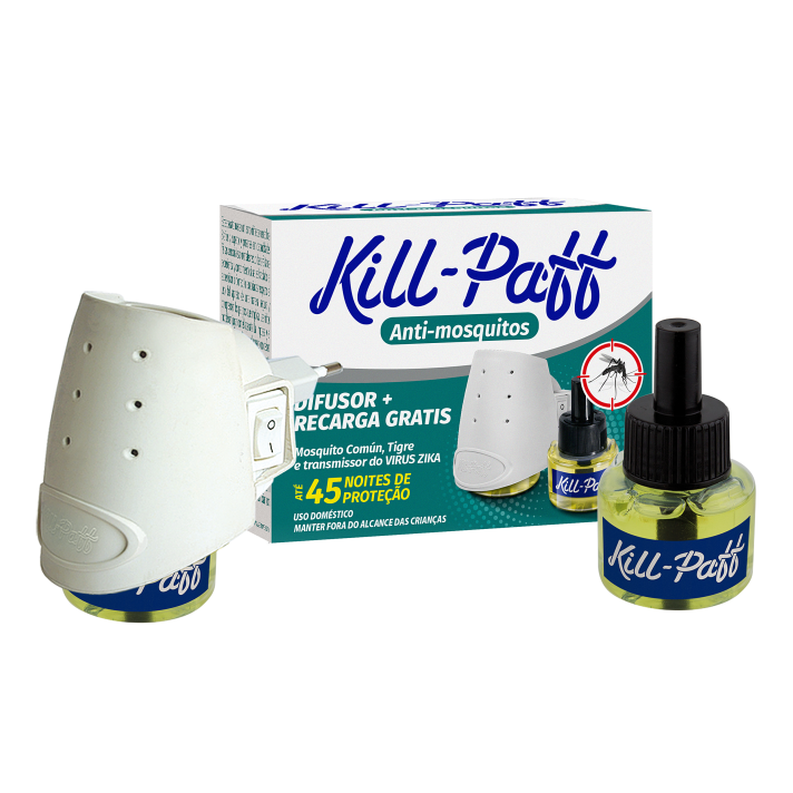 APPAREIL ANTI-MOUSTIQUES ELEC AVEC RECHARGE KILL-PAFF