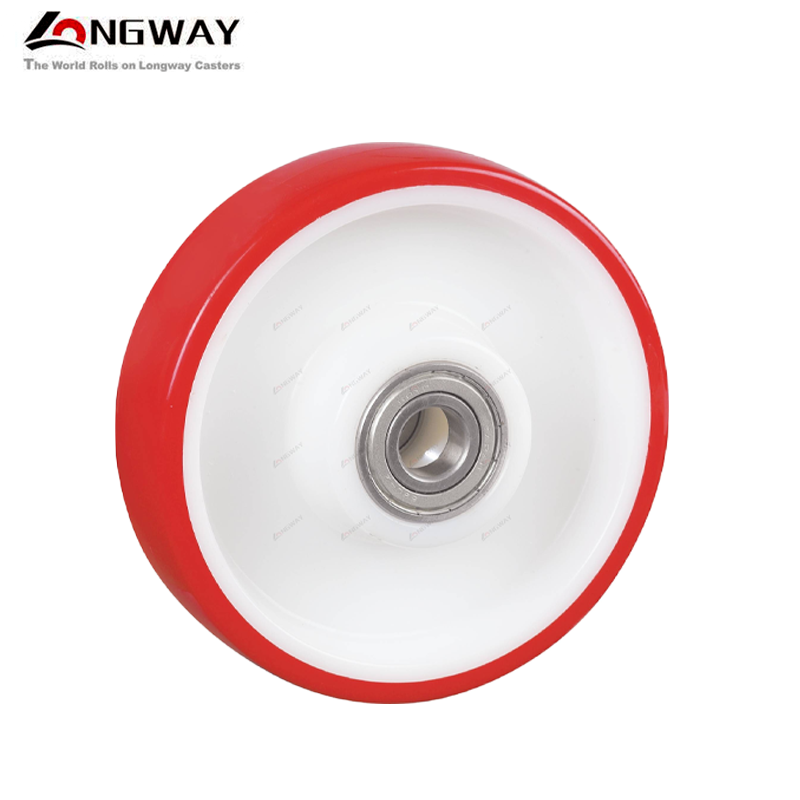 Roue fixe simple PU a roulement AI-01