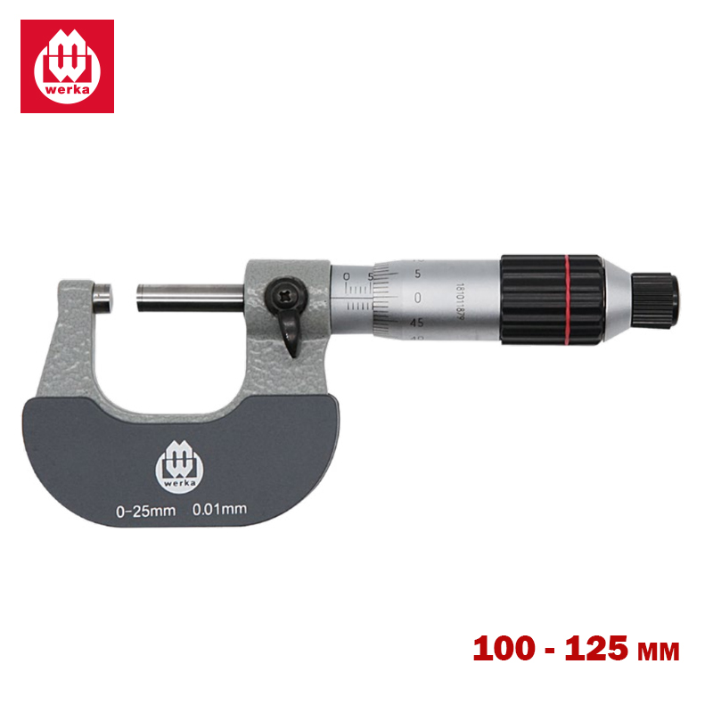 PALMEUR EXTERIEUR 100-125 0.01MM DIN863 WERKA