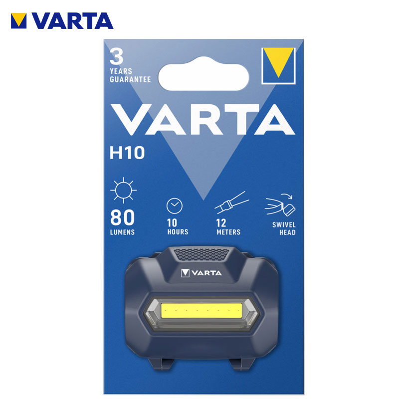 TORCHE A TETE FRONTALE LED 80 LUMENS H10 VARTA