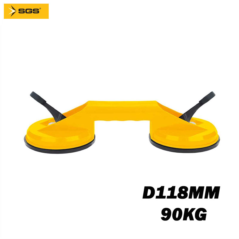 VENTOUSE PORTE GLASSE/GRANIT/CERAM DOUBLE D118MM 90KG SGS